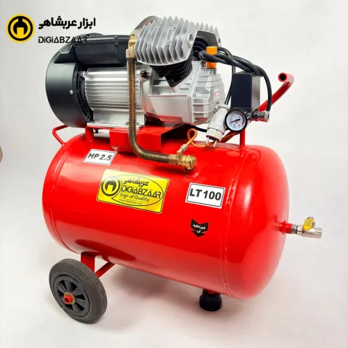 کمپرسور باد 100 لیتری کوپله دو سیلندر عربشاهی