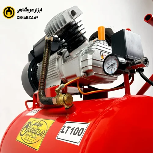 کمپرسور باد 100 لیتری کوپله دو سیلندر عربشاهی