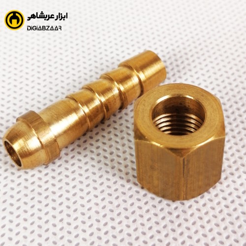 مهره و دنباله شیلنگ خور مانومتر ( رگلاتور ) سایز 8