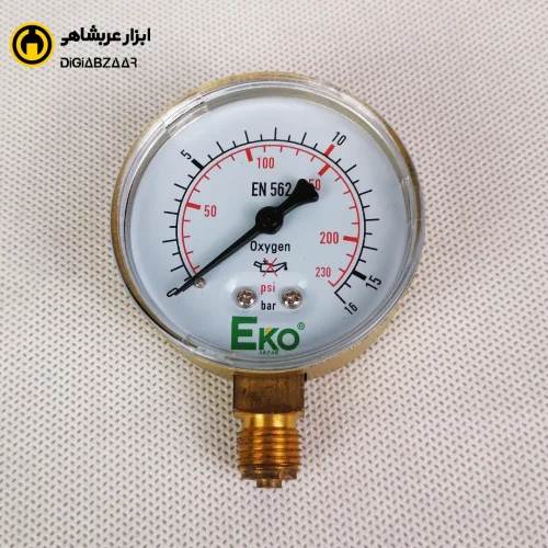 مانومتر ( رگلاتور ) اکسیژن 16 بار اکو EKO