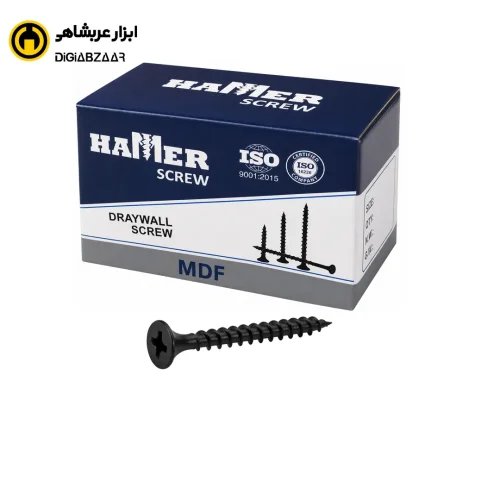پیچ ام دی اف هامر سایز 50×4 بسته500 عددی