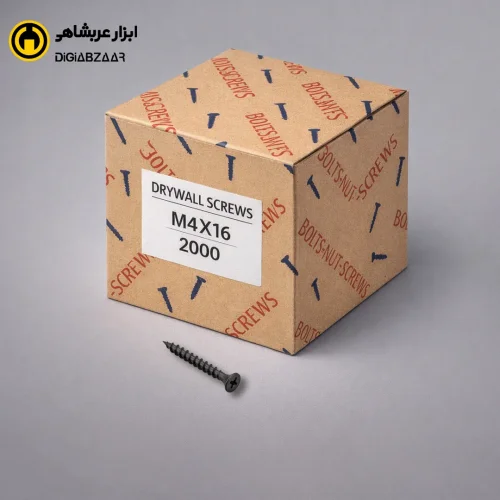 پیچ ام دی اف سایز 16×4 بسته 2000 عددی