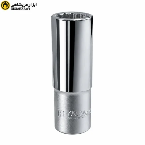 بکس 18 میلی‌متر 1/2 اینچ بلند سفید 12 پر هنس HANS