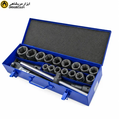 جعبه بکس 3/4 اینچ 20 پارچه مشکی هانسول Hansol