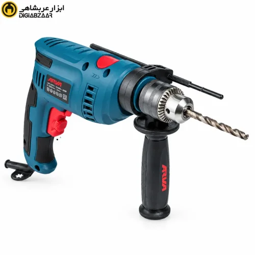 دریل چکشی ۶۵۰ وات ۱۳ میلیمتری آچاری آروا مدل 5327