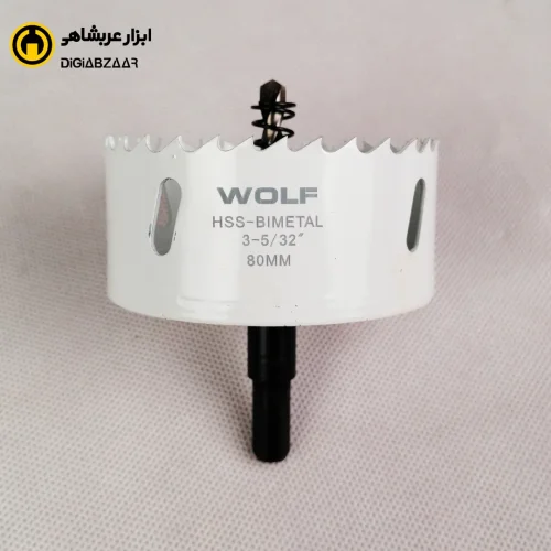 گردبر چوب BIMETAL همراه با دنباله ولف سایز 80 میل