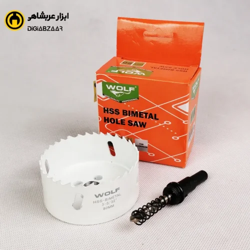 گردبر چوب BIMETAL همراه با دنباله ولف سایز 80 میل