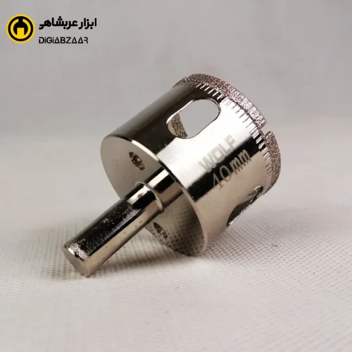 مته گردبر شیشه و سرامیک 40 میلی متر ولف