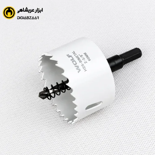 مته گردبر بای متال با دنباله 60 میلی متر ولف