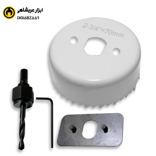 گردبر چوب ولف WOLF همراه با واشر و دنباله سایز 70 میلیمتر