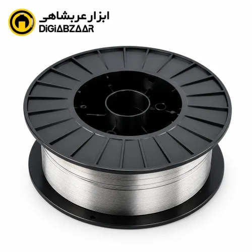 سیم جوش توپودری CO2 پی‌ام سایز ۰.۸ میلی‌متر (قرقره ۱۵ کیلوگرمی)