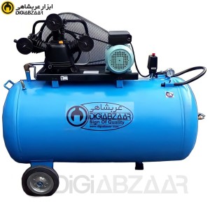 کمپرسور 350 لیتری مدل خوابیده خورجینی 65