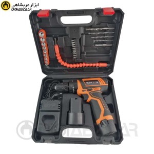 دریل شارژی چکشی 18ولت با لوازم نورتون norton