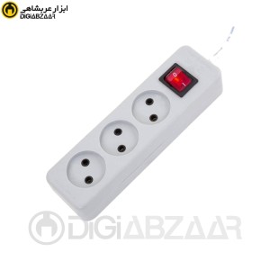 رابط سیار 3 خانه 16 آمپر1.8متری مدل پارت برق ایرانیان