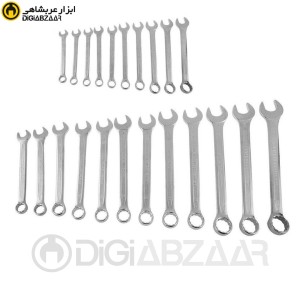 مجموعه 22 عددی آچار یکسر تخت یکسر رینگی آتا ATA مدل BX2200