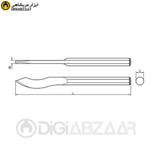 قلم شیارزنی 6*150 ایران پتک مدل LG 0610
