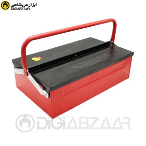 جعبه ابزار فلزی 1 طبقه 36 سانت ایران پتک