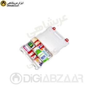 جعبه کمک های اولیه مهر پلاستیک با لوازم
