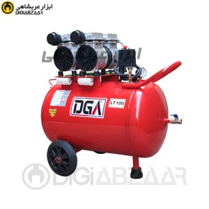 کمپرسور باد 100 لیتری  سایلنت 2 موتوره 4 سیلندر عربشاهی مدل  DGA20795