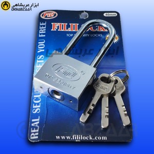 قفل آویز بلند 30 میلیمتری مدل fili