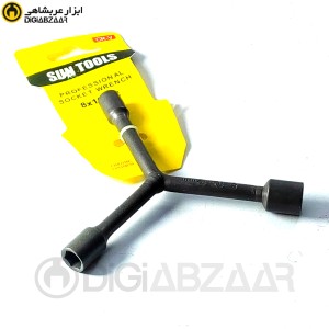 آچار صلیبی سه شاخ 8-10-12 میلیمتری کوتاه سان تولز مدل Suntools