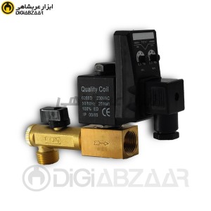 شیربرقی تخلیه آب کمپرسور هوا سایز ۱/۲ ( اتودرین کمپرسوری) مدل TX-16