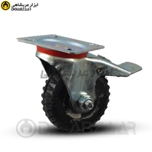 چرخ 10 سانتیمتری گردان ترمزدار دایکاست
