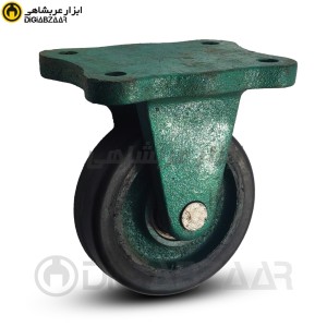 چرخ 13 سانتیمتری ثابت چدنی