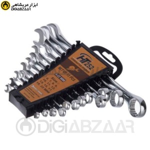 مجموعه 12 عددی آچار یکسر تخت یکسر رینگ مدل HT-252