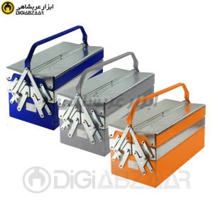جعبه ابزار فلزی 3 طبقه 40 سانتی مدل دیاموند