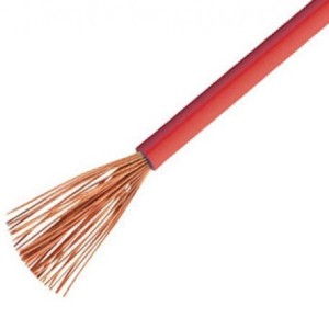سیم افشان برق  قرمز سایز 0.5 کسری