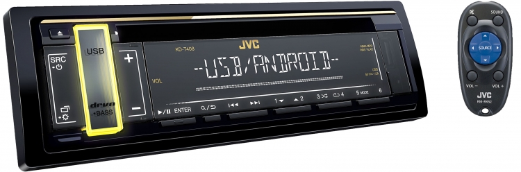 رادیو پخش جی وی سی مدل JVC KD-T408