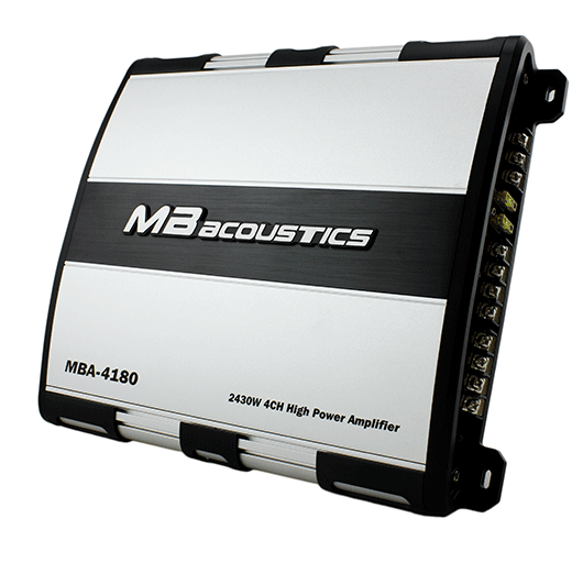 آمپلی فایر چهار کانال ام بی آکوستیک مدل MBacoustics MBA-4180