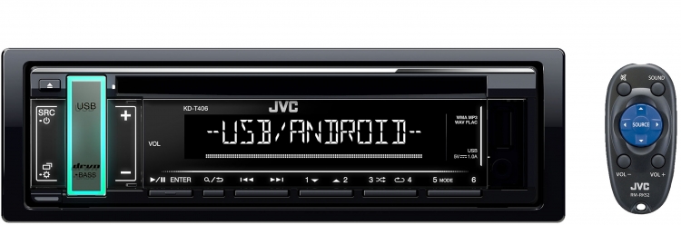 رادیو پخش جی وی سی مدل JVC KD-T406M