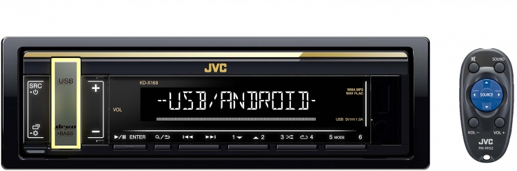 رادیو پخش جی وی سی مدل JVC KD-X168M