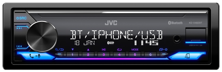 رادیو پخش جی وی سی مدل JVC KD-X482BT