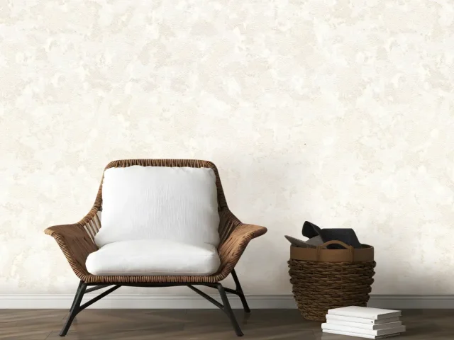 کاغذ دیواری هاش دو او H2O طرح بافت کرم / کد 910C