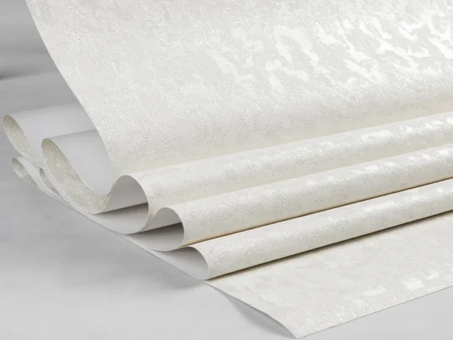 کاغذ دیواری هاش دو او H2O طرح ساده کرم / کد 912C