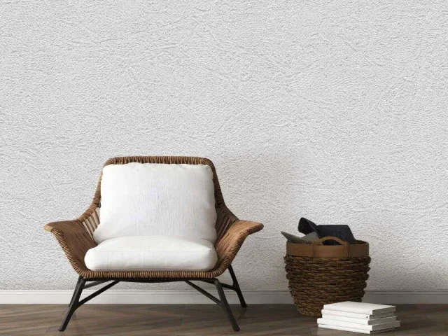 کاغذ دیواری هاش دو او H2O طرح ساده خاکستری / کد 915G