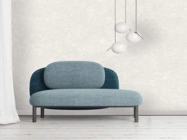 کاغذ دیواری هاش دو او H2O طرح ساده کرم/ کد 916C