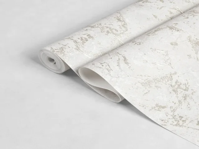 کاغذ دیواری هاش دو او H2O طرح رگهدار کرم / کد 919C