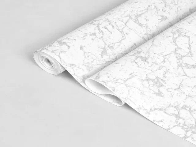 کاغذدیواری هاش دو او H2O طرح رگه‌دار سفید / کد 920W