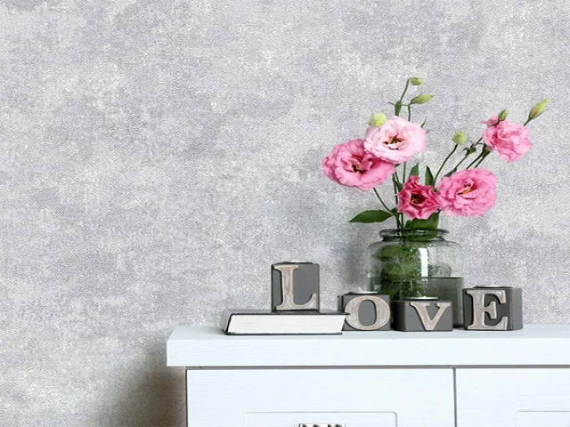 آلبوم کاغذدیواری دیواری طرح پتینه خاکستری کد ۱۰۱۱۷