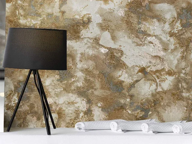 آلبوم کاغذدیواری کربن 1 طرح پتینه قهوه‌ای کد ۱۰۰۳۸