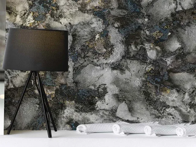 آلبوم کاغذدیواری کربن 1طرح پتینه مشکی کد ۱۰۰۳۷