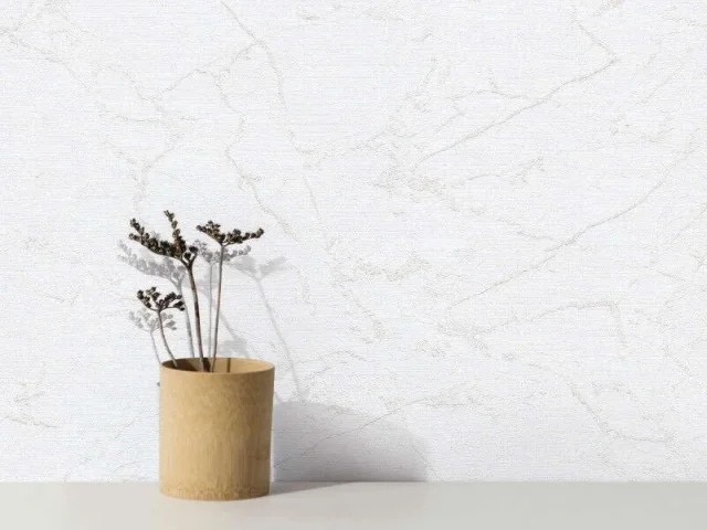 کاغذدیواری هاش دو او H2O طرح رگه‌دار سفید کد 921W