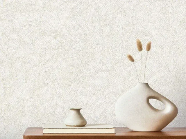 کاغذدیواری هاش دو او H2O طرح بافت کرم کد 936C