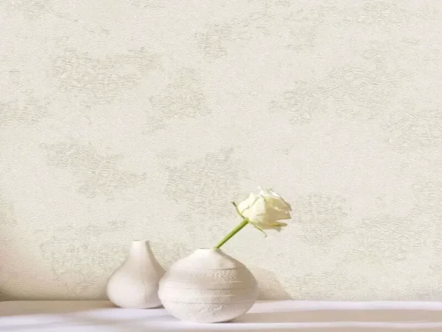 کاغذدیواری هاش دو او H2O طرح بافت کرم کد 935C