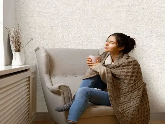 کاغذدیواری هاش دو او H2O طرح ساده کرم کد 933C