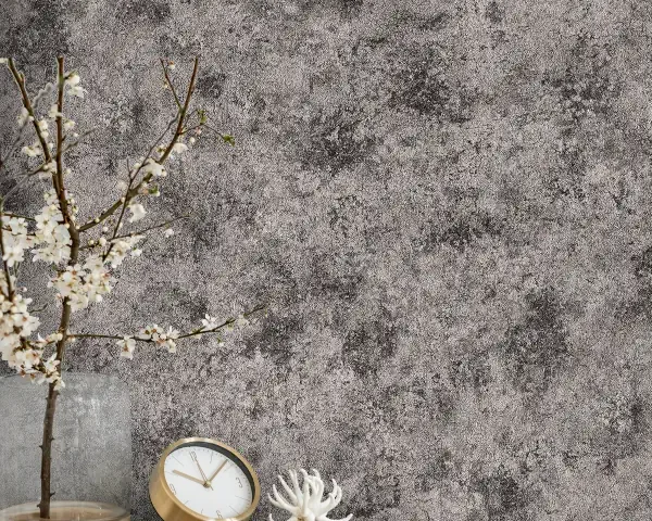 کاغذ دیواری کربن2/carbon طرح پتینه خاکستری / مشکی کد ۱۰۱۹۸